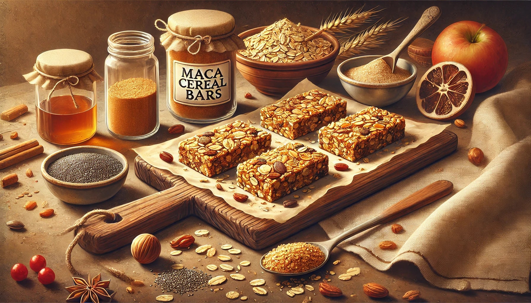 Barres de Céréales à la Maca