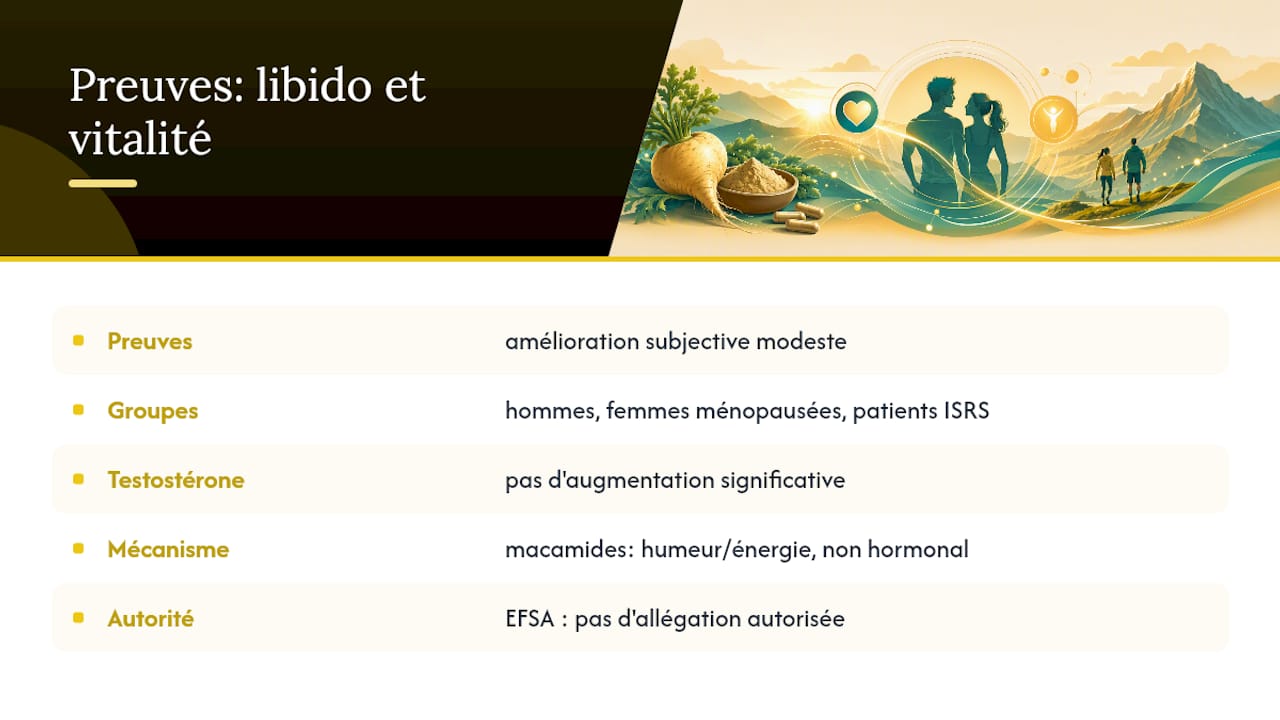 Que montre vraiment la science sur la libido et la vitalité ? — overview diagram
