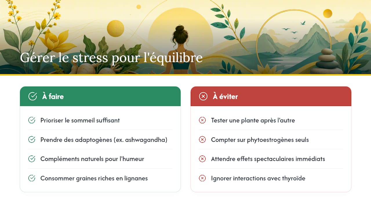 Le stress sabote‑t‑il vos efforts sur l'équilibre hormonal ? — overview diagram