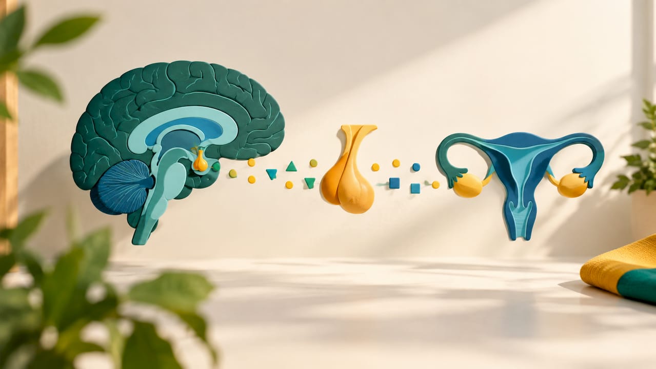 Schéma de l’axe hormonal et de sa régulation