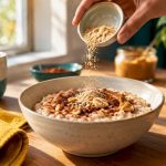 Poudre de maca incorporée au petit-déjeuner