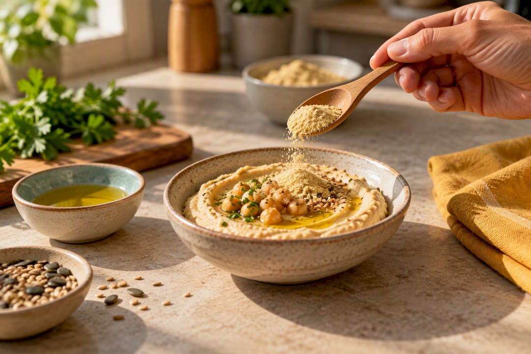 Ajout de maca à un repas riche en graisses