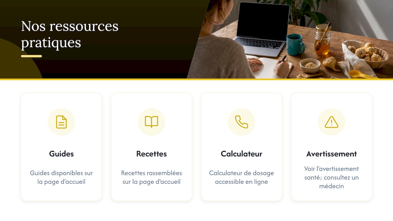 Nos ressources pratiques sur la maca — overview diagram