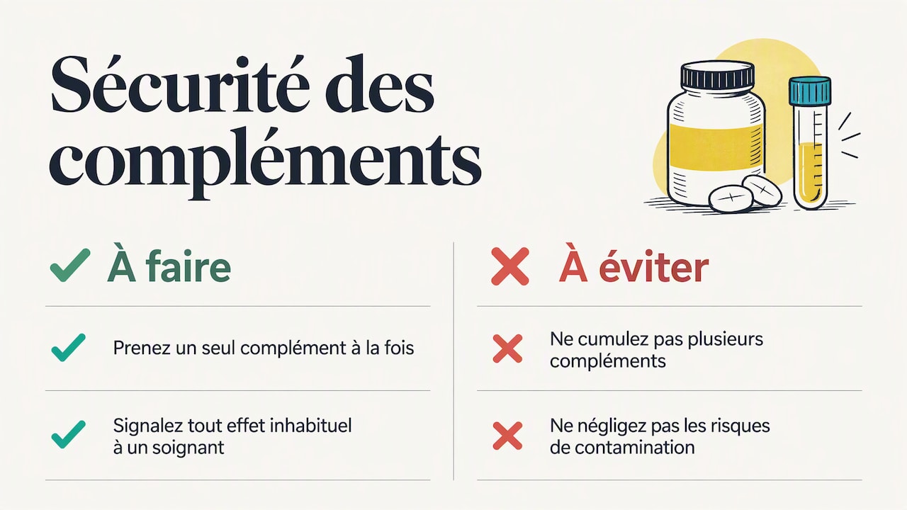 5. Sécurité et risques : interactions, nutrivigilance et contamination — overview diagram