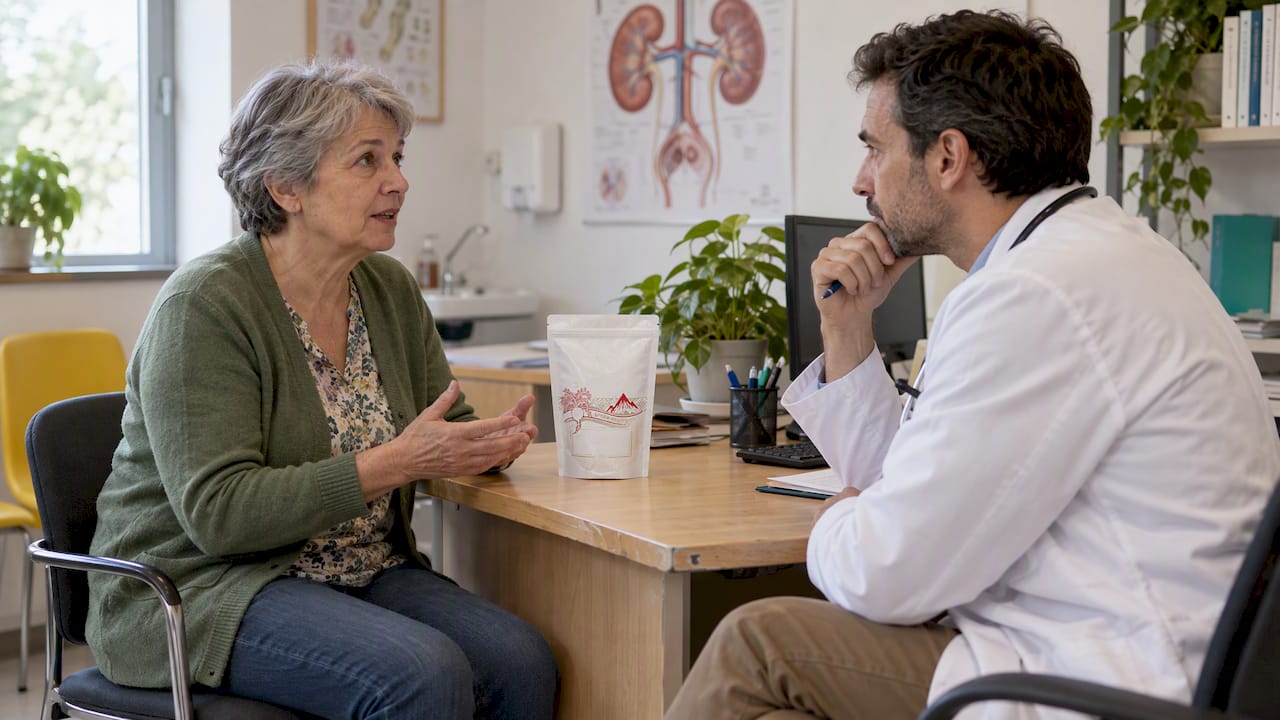 Consultation avec un néphrologue avant la maca