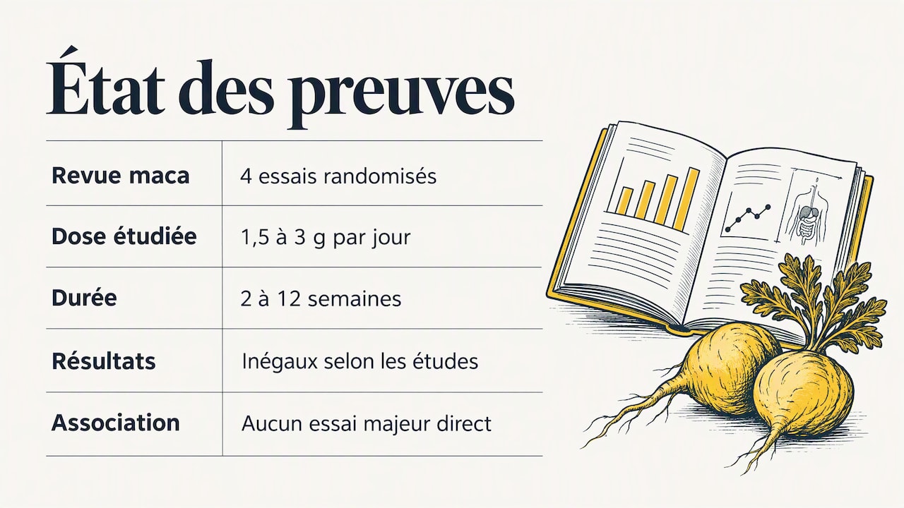 Que disent les études sur cette association ? — overview diagram
