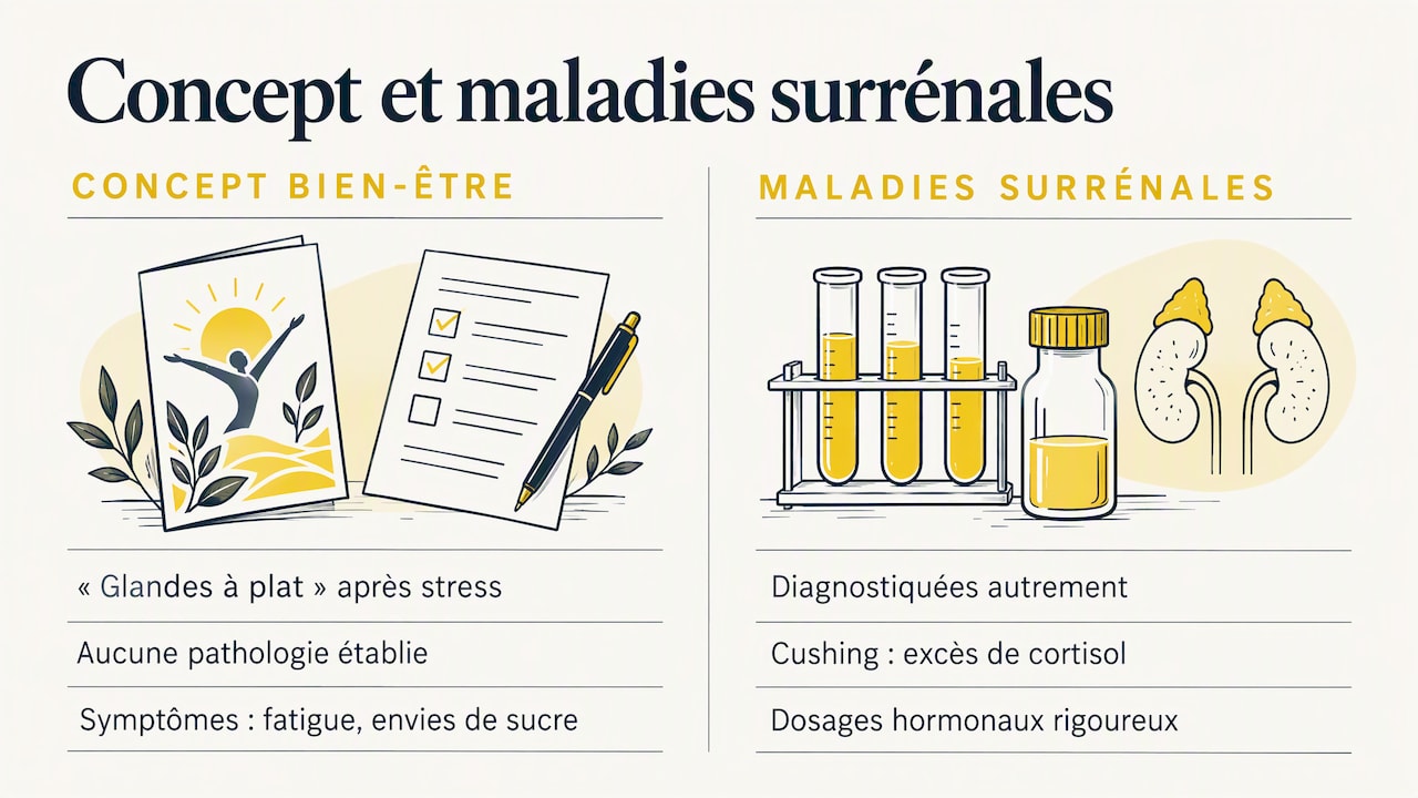 Fatigue surrénale : de quoi parle-t-on exactement ? — overview diagram