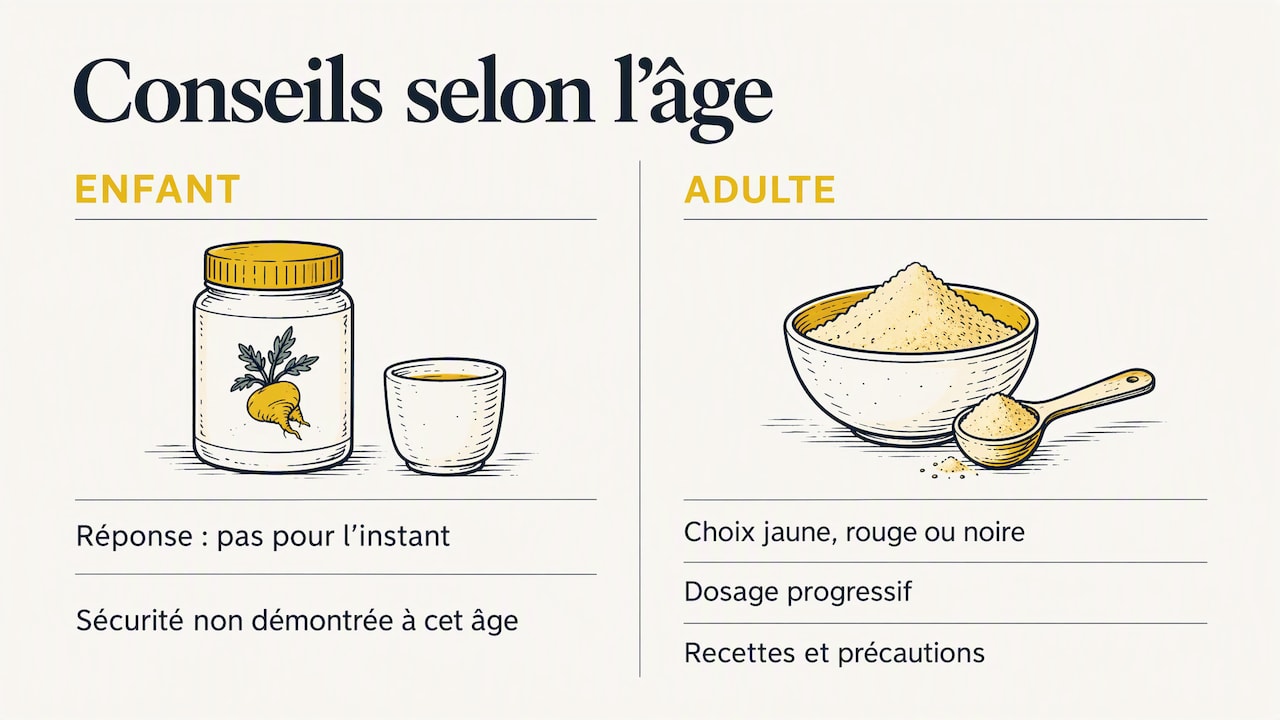 Notre point de vue sur la maca et les enfants — overview diagram